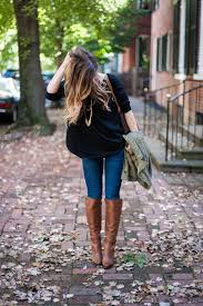 Black Jeans And Brown Boots Black Sweater And Brown Boots Brown Boots Outfit Tall Brown Boots Outfit Brown Boots Outfit Fall