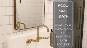 Check this article where we curated all the latest designs that you can use for your home. Creating A Poolside Bathroom Skelly Home