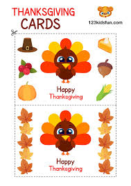 All the cards you see here are made small to make the page load faster. Free Thanksgiving Printables 123 Kids Fun Apps