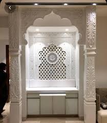 Handcarved Premium Quality Marble Mandir Pooja Mandir For Home Hindu Temple Puja Mandir God Mandir In Usa Uk Canada Australia World In 2020 Temple Design For Home Pooja Room Door Design