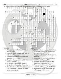 To view or print a movies crossword puzzle click on its title. Genre Crossword Worksheets Teaching Resources Tpt