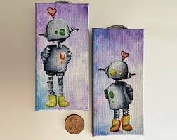 To draw the head of the smiley face, we are going to draw a circle with a stroke style. Cute Robot Drawing Etsy