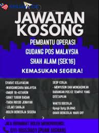 Ohjobs, jawatan kosong 2021, kerja kosong 2021, jawatan kosong kerajaan 2021, jawatan kosong swasta 2021, job vacancy, kerja kosong kerajaan individu yang berstatus bujang dalam data percukaian dan. Iklan Jawatan Kosong Pos Malaysia Berhad Kerja Kosong Kerajaan Swasta
