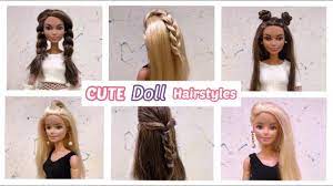 Hairstyle for medium length hair. 6 Cute Barbie Hairstyles 2 Youtube