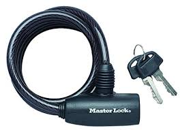 Masterlock Street Quantum Self Coiling Cable Lock