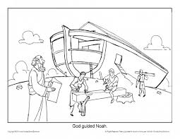 They stayed on ark for 40 days and 40 nights while the entire world flooded as a result of heavy rain by god to. Noah S Ark Coloring Pages Noah Printable Sheets For Kids