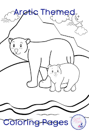Arctic Animals 10 Coloring Pages Polar Bear Coloring Page Bear Coloring Pages Arctic Animals