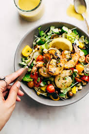 Either way, don't miss this recipe—it may replace your traditional shrimp salad for good. Super Fresh Grilled Shrimp Salad With Honey Mustard Dressing Recipe Little Spice Jar