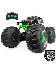 This grave digger rc is like driving the real thing! Monster Jam Mega Grave Digger 1 6 Scale Over 2 Feet Long Mr Toys Toyworld