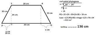 Kali ini saya jelaskan prisma trapesium sama kaki untuk matematika. Trend Luas Maksimum Trapesium Sama Kaki