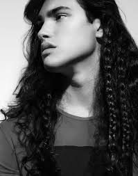 Native American Male Model Michael Hudson Guys Long Hair Braided Native American Models Native American Male Models American Male Models