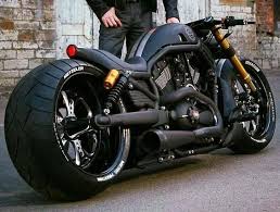 Harley Davidson V Rod Hd Flat Black Bobber Motorcycle Night Rod Special Motorcycle