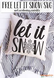 Let It Snow Svg And Printables I Should Be Mopping The Floor