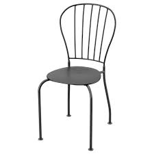 Lacko Stuhl Aussen Grau Ikea Deutschland In 2020 Outdoor Dining Chairs Chair Wooden Outdoor Furniture