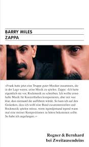 Frank Zappa by Miles, Barry, Kellner, Michael