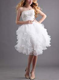 Aliexpress Com Buy Royal Puffy White Short Wedding Dresses Knee Length Layers Appliqu Knee Length Wedding Dress Short Wedding Dress Short White Dress Wedding