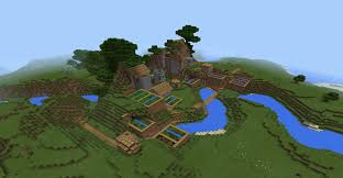 How to set the village spawn point in minecraft? 3 Villages Close Spawn Minecraft Pe Seeds Mcpe Box