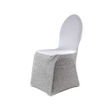 Maybe you would like to learn more about one of these? Housse De Chaise Dos Paillete Argent En Lycra Passiondecor