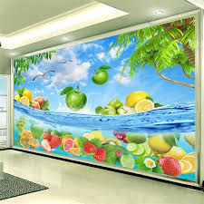 Beibehang Custom Wallpaper 3d Photo Murals Hd Fruits Fresh Summer Hawaii Sea Water Wall Paper Living Room Backdrop 3d Wallpaper Wallpapers Aliexpress