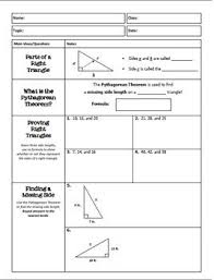 Some of the worksheets for this concept are gina wilson. Pythagorean Theorem Notes And Bingo Pythagorean Theorem Math Cornell Notes Teaching Geometry