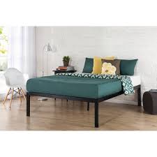 Zinus platform bed with footboard ledge. Zinus Lorrick 18 Metal Platform Bed Frame Full Walmart Com Walmart Com