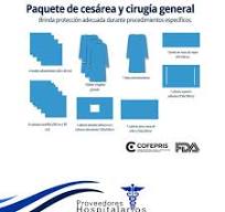 Paquete de cesárea y cirugía general, campos quirúrgicos ...
