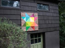 Swoon pattern barn wood quilt square wall hanging thelittlewoodshoppe. How To Make A Modern Barn Quilt How Tos Diy