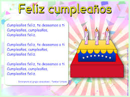 Cancion Feliz Cumpleanos Aula De Espanol Feliz Cumpleanos Canciones