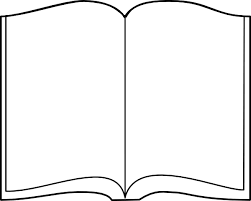 Open Book Outline Clip Art At Clker Com Vector Clip Art Online Open Book Open Book Drawing Book Clip Art