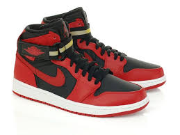 Nike Air Jordan 1 High Og Black Gym Red White Nike Air Jordan Aj 1 High Strap Black Gym Red 342132 002 Rmkstore Air Jordans Nike Air Jordan Nike