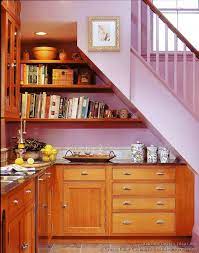 Pin By Kitchen Design Ideas On Decorate The Space Stairs In Kitchen Kitchen Under Stairs Victorian Kitchen Cabinets