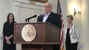 He denounced the press, and said his team was running like a. Maryland Gov Larry Hogan Signs New Orders For Coronavirus