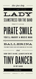 Elton John Inspired Tiny Dancer Lyric Poster 7 X 15 Typography Art Print Modern Poster Retro Home Vintage Rock Music With Images Music Lyrics Lyrics Elton John
