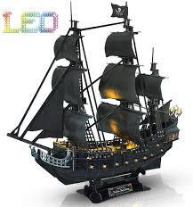 There aren't many cons about this company, aside from sometimes the prices aren't cheaper, but only by a few cents to a dollar in difference. Amazon Com Cubicfun 3d Puzzle Led Pirate Ship Queen Anne S Revenge Large 27 Model Kit Desk Decor Sailboat Vessel Hard Puzzles For Adults 340 Pieces Gifts For Men Women Kids Birthday Gifts For