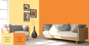 Orange is one of the trending interior hall wall colours that can add a sense of warmth to your room. Inspiring Two Colour Combination Ideas For Your Home Walls Berger Blog