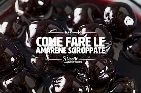Appenna essa compare, dovete togliere la pentola dal fuoco e versare il succo sulle amarene, coprendo un con telo e lasciando riposare un'altra notte. Come Fare Le Amarene Sciroppate Ricette Della Nonna