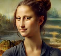 Are you warm, are you real, Mona Lisa? Or just a cold and lonely lovely  work of art? Southport Plein Art 2022