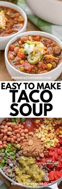 Like making tacos for dinner, but easier. Easy Taco Soup Recipe 30 Minute Meal Spend With Pennies