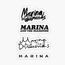 Love the summer vibes of the video, so i tried to recreate them on this artwork. Marina And The Diamonds Stickers Redbubble
