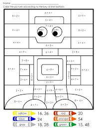 Factoring polynomials coloring activity factoring polynomials polynomials color activities. 10 Best Free Printable Multiplication Coloring Worksheets Printablee Com