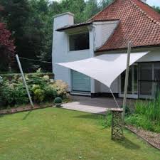 Voile D Ombrage Rectangulaire De 3 X 4 Metre Collection Umbrosa Placee Par Cote Terrasse Voile Ombrage Voile Ombrage Rectangulaire Ombrage