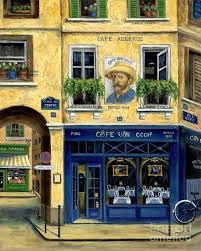 Cafe Van Gogh By Marilyn Dunlap Van Gogh Gogh Street Scenes