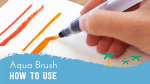 Feb 24, 2021 · if you intend to use your markers as watercolors, use watercolor paper for the best results. How To Use A Water Brush Pen Aqua Brush Tutorial Stationery Island Youtube