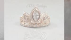 Princess Rapunzel Tangled Rose Gold Ring Crown Cubic Zirconia Rose Gold  Sterling Silver DNE