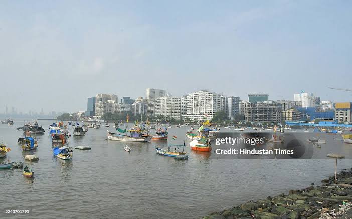 Fishing boats anchored at Badhwar Park Jetty after the Indian... News Photo - Getty Images