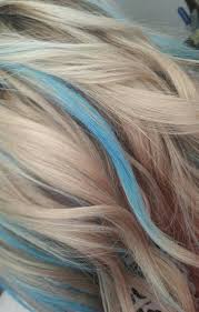 After the highlights are rinsed i tend to use a toner such a level 10 ash. Blonde Hair With Blue Highlights Blue Hair Highlights Blonde Hair With Blue Highlights Hair Color Blue