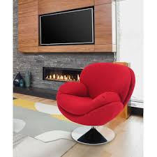 The classic, commanding presence of a wingback accent chair is a sofa's best friend. New Ridge Home Goods Starke Red Accent Chair Nrstarke230 Bellacor