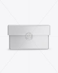 Download Glossy Paper Box Mockup In Box Mockups On Yellow Images Object Mockups PSD Mockup Templates