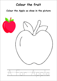 9to5mac apple has officially rele. Colour The Fruits Apple Coloring Worksheets For Preschool Kindergarten Grade Art And Craft Worksheets Schoolmykids Com