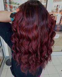 48.brown red hair with blonde highlights. 18 Stunning Black Cherry Hair Color Ideas For 2021